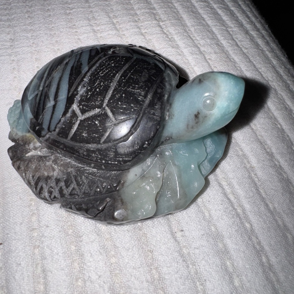 Carved Turtle Caribbean Calcite